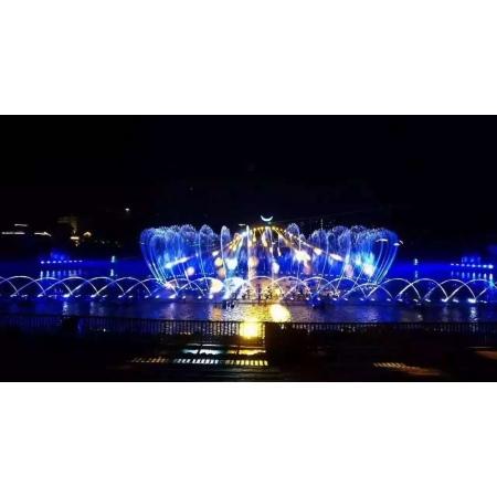 Pierścień ring LED do fontann posadzkowych  PHJ-FL220-2 9 / 12 / 18 Watt dowolny kolor + RGB