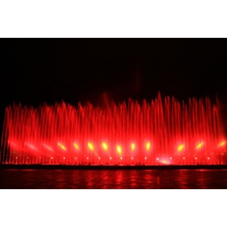 Pierścień ring LED do fontanny  PXYH150GMK 6 / 9 Watt, dowolny kolor + RGB  IP68 stal nierdz.