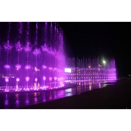 Pierścień ring LED do fontann posadzkowych  PHJ-FL220-2 9 / 12 / 18 Watt dowolny kolor + RGB